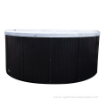 Luxury massage round whirlpool bathtub fibreglass pool